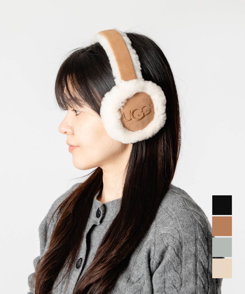 楽天市場】UGG アグ イヤーマフラー 全4色 EMBROIDERED LOGO EARMUFF
