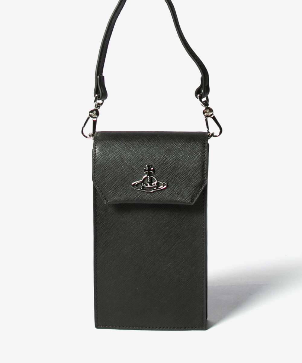 ＊匿名配送＊ヴィヴィアンウエストウッド ポシェット 日本限定】EXECUTIVE スマホショルダー(ブラック)（レディース
