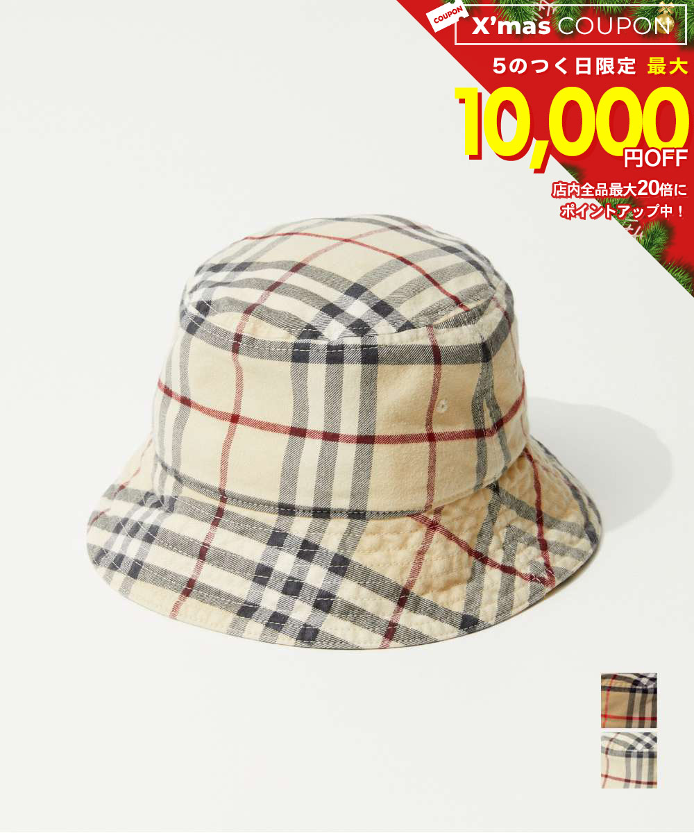 楽天市場】バーバリー BURBERRY 2 PANEL BUCKET HAT レディース