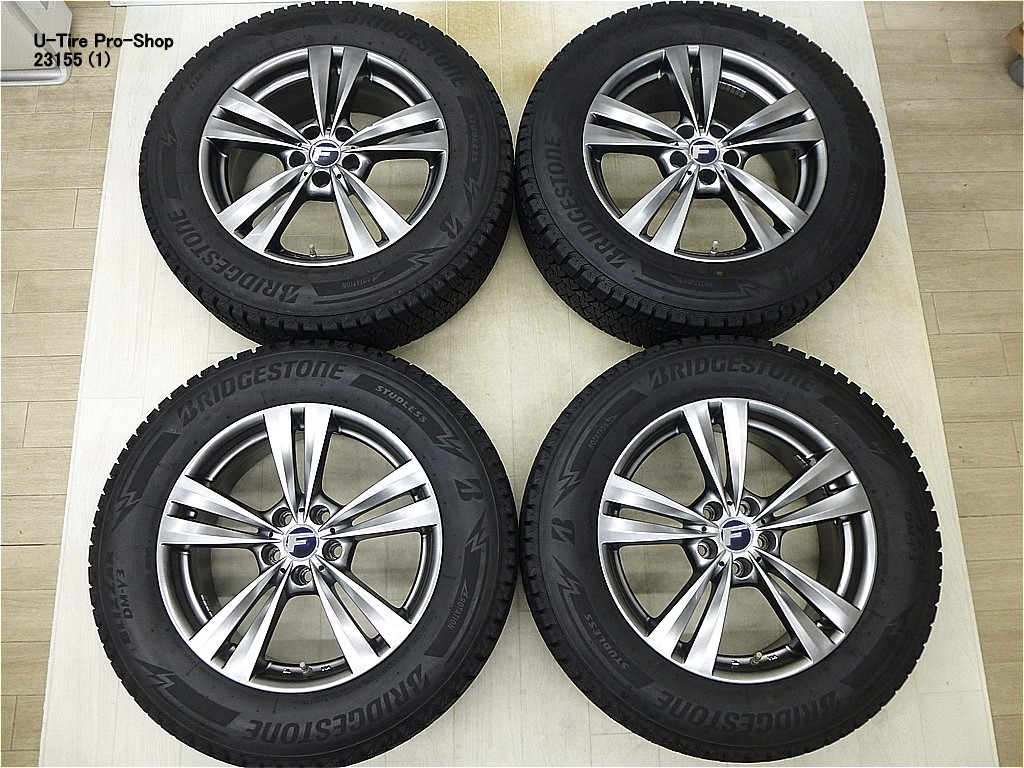 中古 スタッドレスタイヤ アルミホイール付　 ブリヂストン　 ブリザック DM-V3　 235/65R18　４本　 レクサス RX等に 中古 スタッドレスタイヤ 【中古】 60,500円