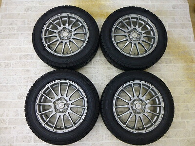 中古 スタッドレス タイヤ アルミホイール付 トーヨー ガリット GIZ 185/65R15 4本 トヨタ シエンタ(5穴)/プリウス等に 中古 スタッドレス タイヤ 【中古】|中古タイヤプロショップ