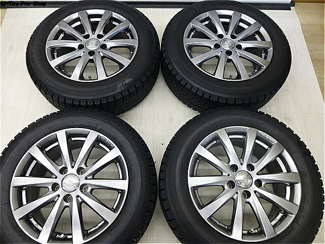 中古2020年製BLIZZAK VRX 215/60R16 タイヤ・ホイール4本 楽天市場】中古 スタッドレス タイヤ アルミホイール付