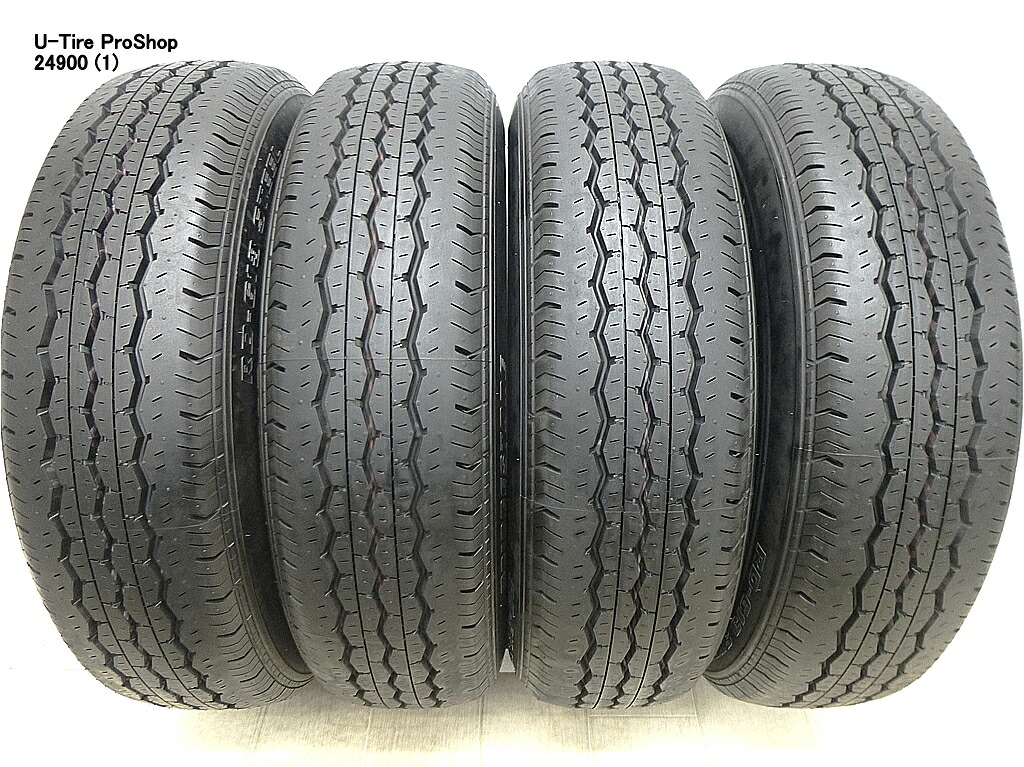 中古　タイヤ　 ブリヂストン　 RD-613 スチール エコピア　 195/80R15 LT 107/105L　４本　 中古 　タイヤ 【中古】