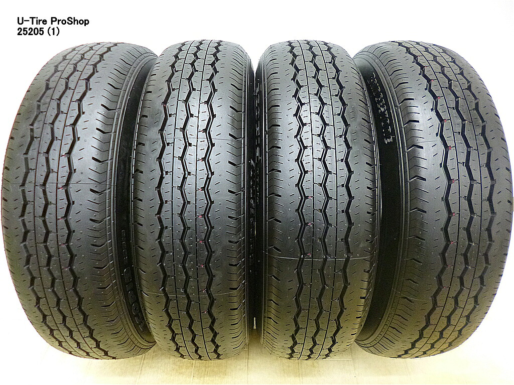 中古　タイヤ　 ブリヂストン　 エコピア RD613 【新車外し】　 195/80R15 LT 107/105S　４本　 中古 　タイヤ 【中古】