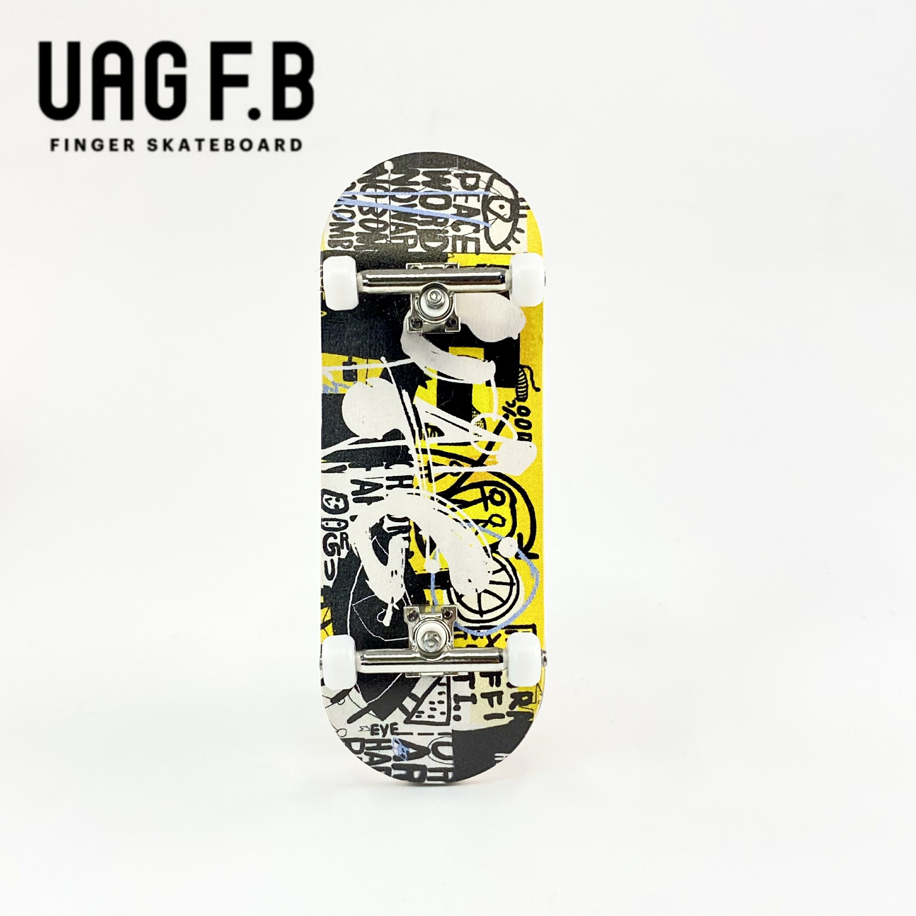 UAG F.B プロコンプリート Times Yellow finger skate board 指スケ 指スケボー 春のコレクション