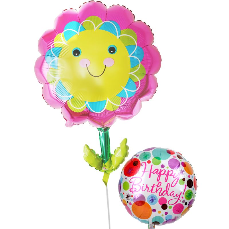【/土日祝発送/即日】誕生日 バルーン プレゼント バースデー パーティー お祝い 電報 飾り付け 推し活 おしゃれ サプライズ ギフト 即日 g-btd-0013 ヘリウムガス入り 浮いて届く 写真映え【楽ギフ_メッセ入力】【_年中無休】