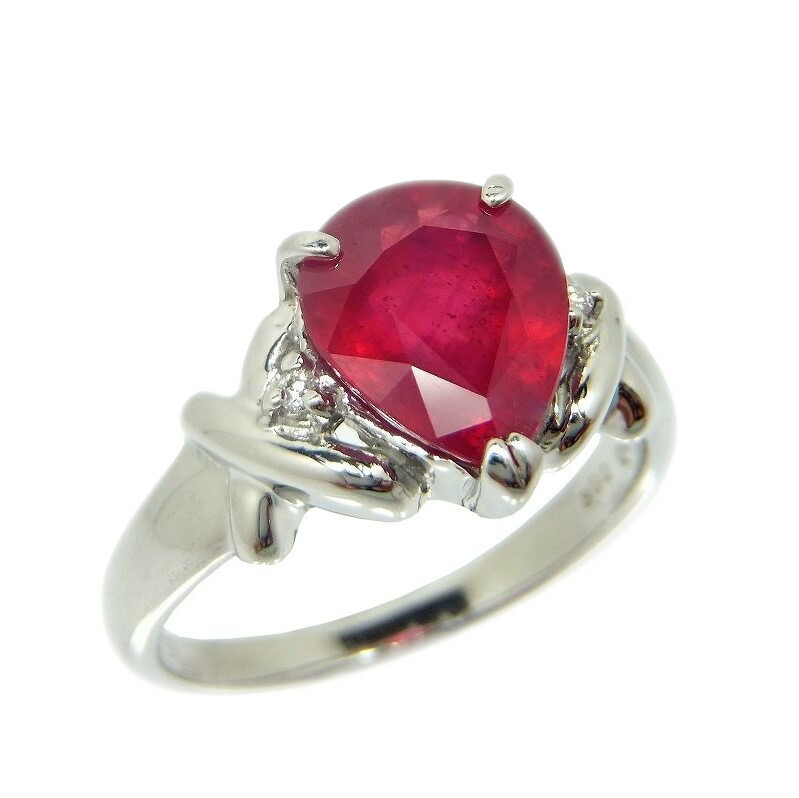 楽天市場】ルビー リング 10ct SV925 : ubazakura
