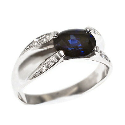 サファイヤ リング 1.3ct Pt900｜ubazakura