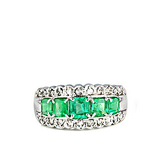 楽天市場】エメラルド リング 4ct K18WG 大粒 : ubazakura 楽天市場】エメラルド リング 4ct K18WG 大粒 : ubazakura