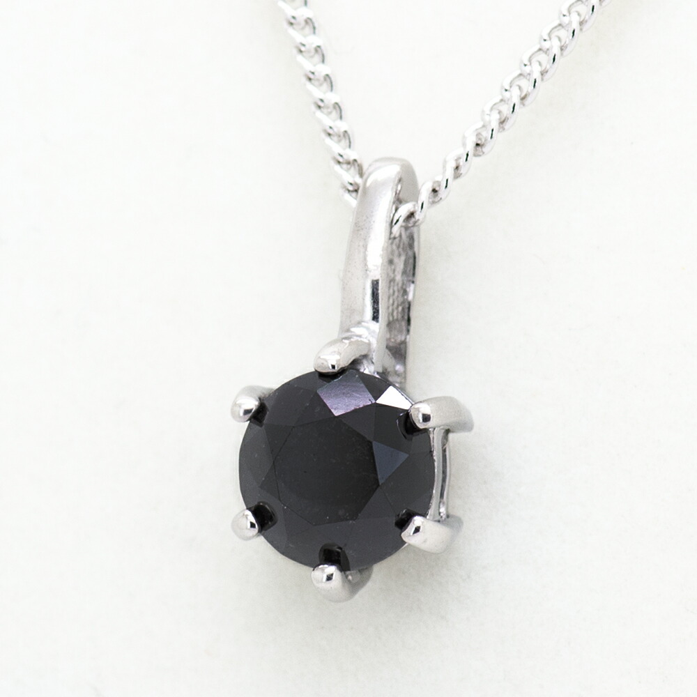 楽天市場】K18 ブラックダイヤモンド 0.5ct ダイヤモンド ペンダント