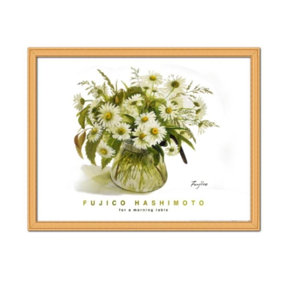 楽天市場】絵画 お花 flower picked along a path 橋本不二子 ポスター