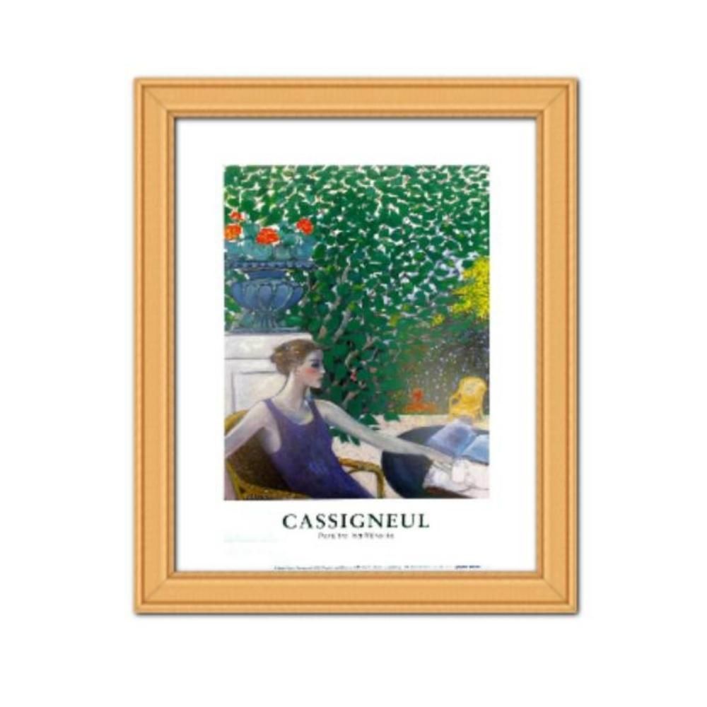 カシニョール　絵画　女性　サインなし　絵画額　ジャン・ピエール・カシニョール 楽天市場】絵画 黒服の女 ジャン＝ピエール・カシニョール