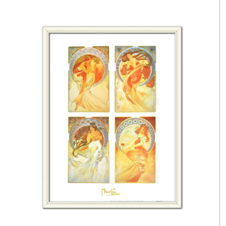 楽天市場】絵画 アルフォンス・ミュシャ ヒヤシンス姫 OP-109