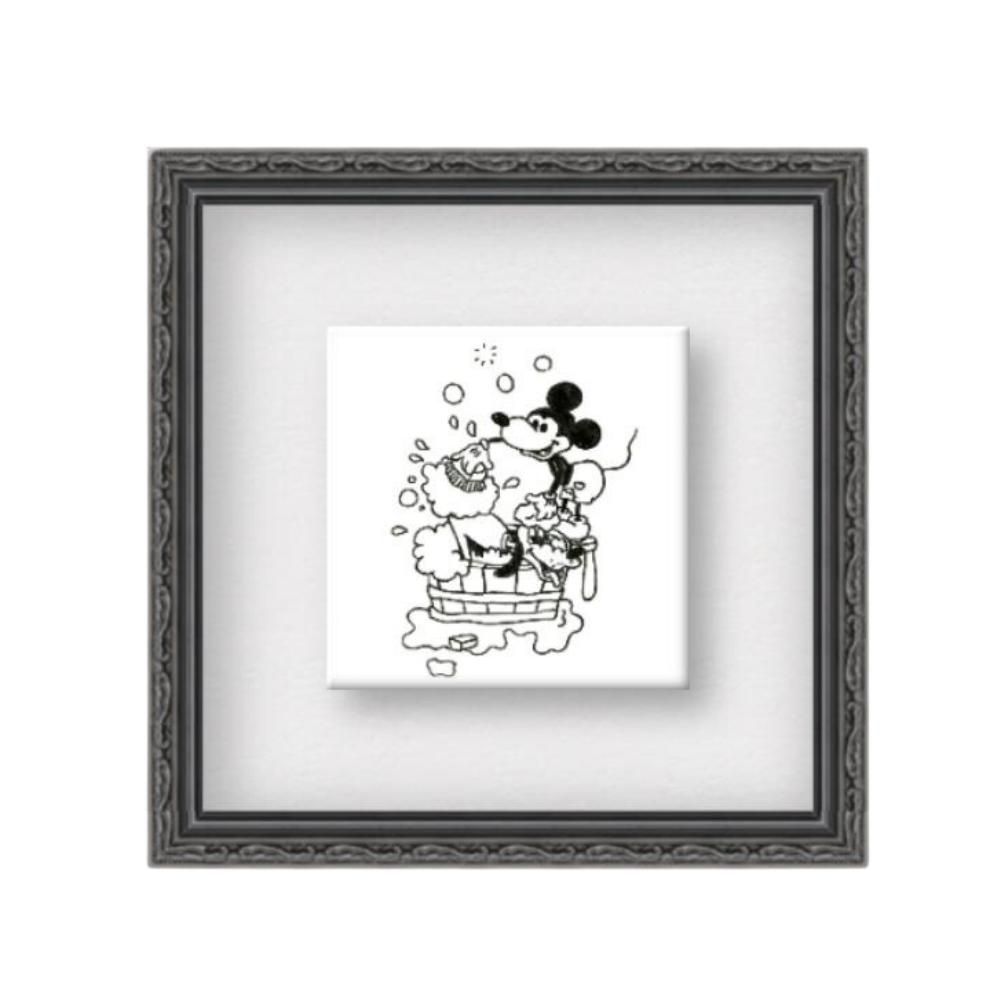 新品★プルート Pluto 愛犬 油絵風 額縁 絵画 木製 シック★ディズニー 新品☆プルート Pluto 愛犬 油絵風 額縁 絵画 木製 シック