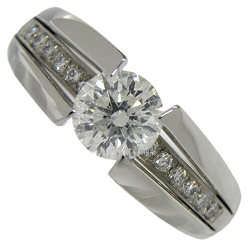 プラチナ ダイヤモンド リング D1.036ct H I-1 Very Good 13号 PT900 指輪 ジュエリー 鑑定書付【中古】|ウブロ 《質》