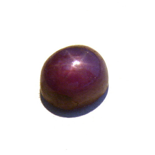スターサファイア ルース 2.783ct 赤紫系 オーバル 裸石 素材 材料 パーツ 貴石 天然石 【中古】【ネコポス配送】｜ウブロ 《質》