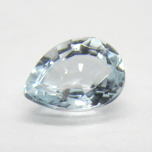 アクアマリン 0.804ct ルース ペアシェイプ ソーティングメモ 一粒 一個 裸石 材料 素材 天然石 パーツ 【中古】【ネコポス配送】