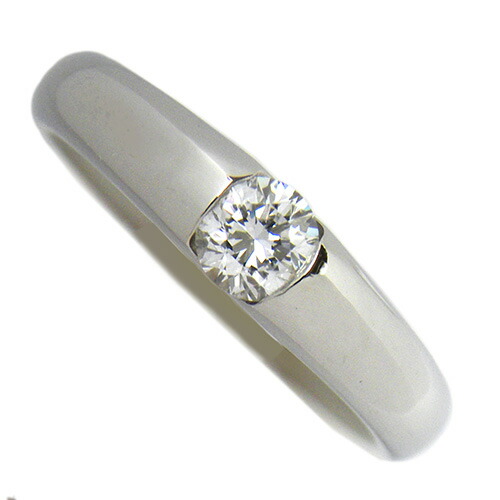 ダイヤモンド リング D0.31ct 一粒 プラチナ PT900 指輪 10.5号 ジュエリー 【中古】