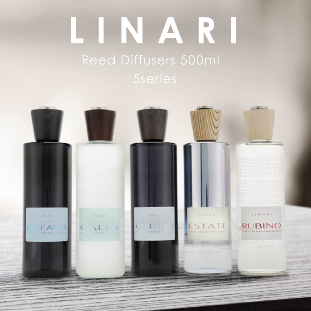 リナーリ LINARI リードディフューザー 500mL カラー チェロ エスタータ ルビーノ