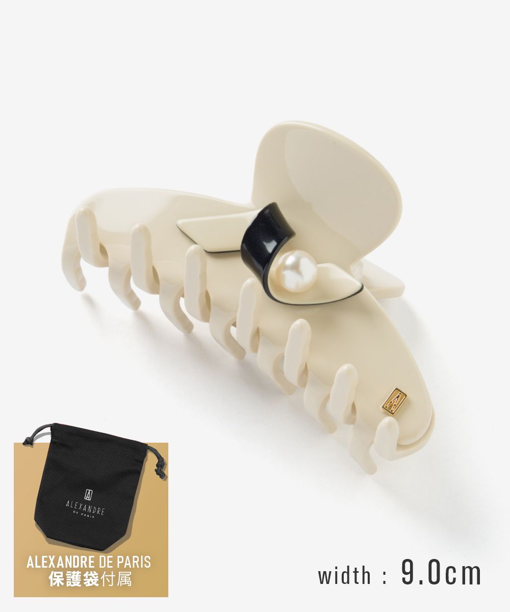 アレクサンドルドゥパリ ALEXANDRE DE PARIS TIMELESS タイムレス LES PERLES SPIRALE CLIP レ ペルル スピラル クリップ ACCM-18011-04 ヘアクリップ レディース ヘアアクセサリー|UBLANC