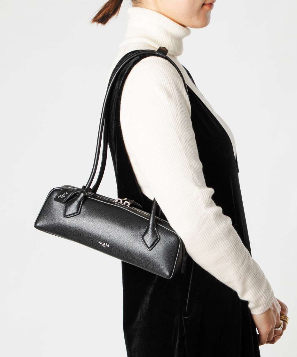 アライア ALAIA LE TECKEL ル テケル SMALL GOAT LEATHER BAG スモール ゴートスキン AA1S06029CA212 ショルダーバッグ レザー レディース バッグ|UBLANC