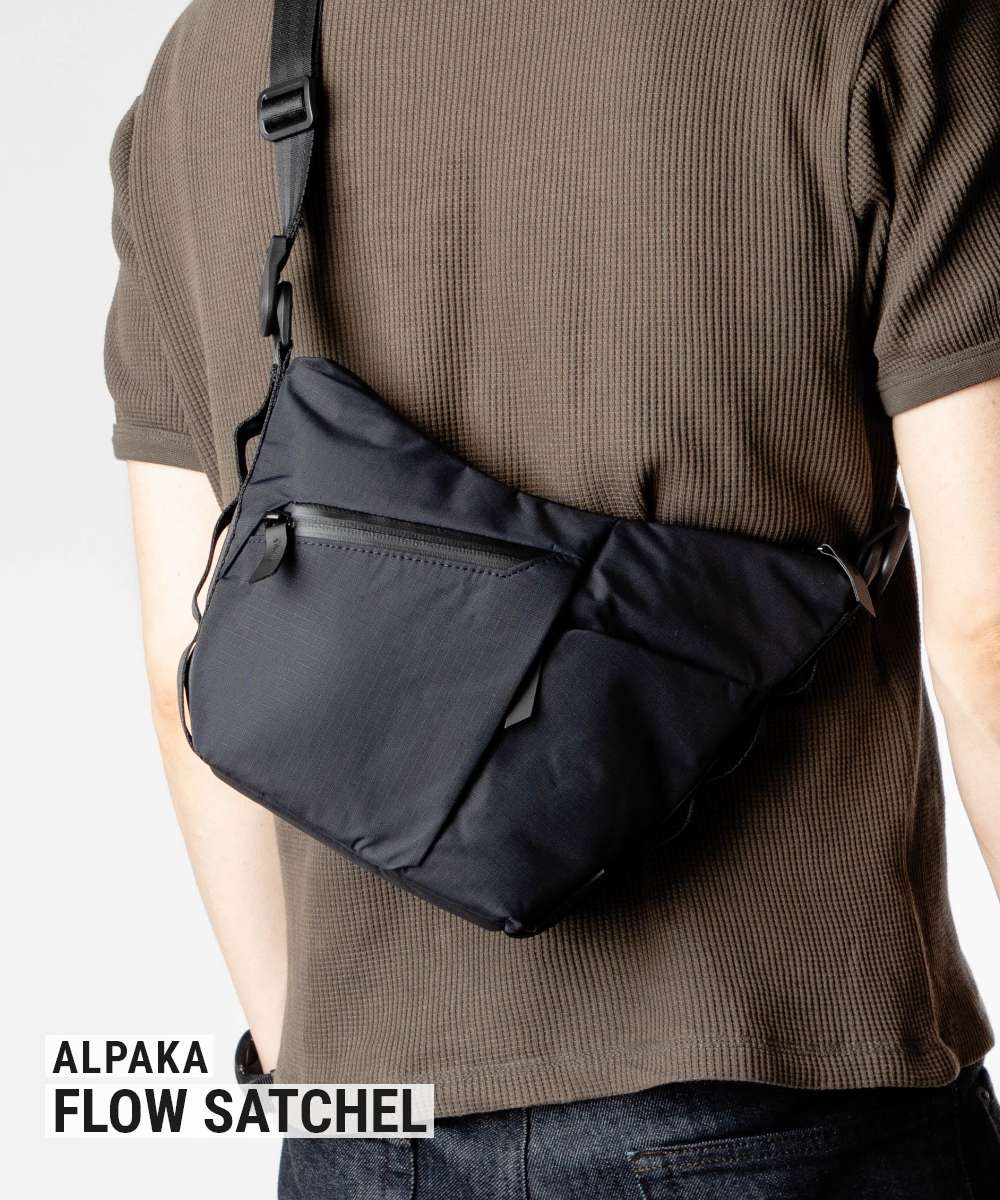 アルパカ ALPAKA FLOW SATCHEL 2L フロー サッチェル AD010710118 ショルダーバッグ ユニセックス バッグ｜UBLANC