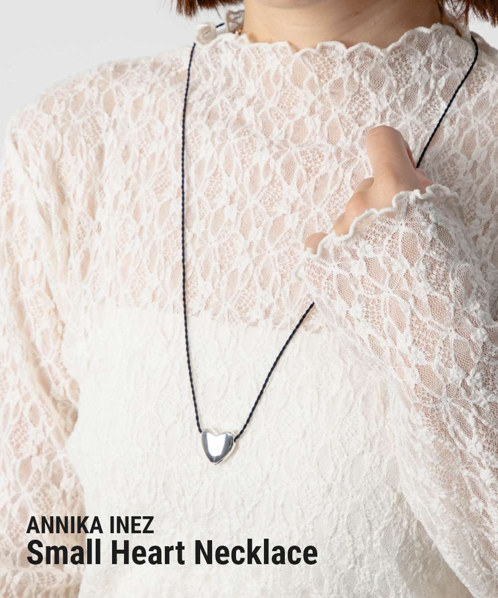 ■ANNIKA INEZ ハートネックレス 591 LRG SILVER ANNIKA INEZ アニカイネズ ネックレス Voluptuous Heart