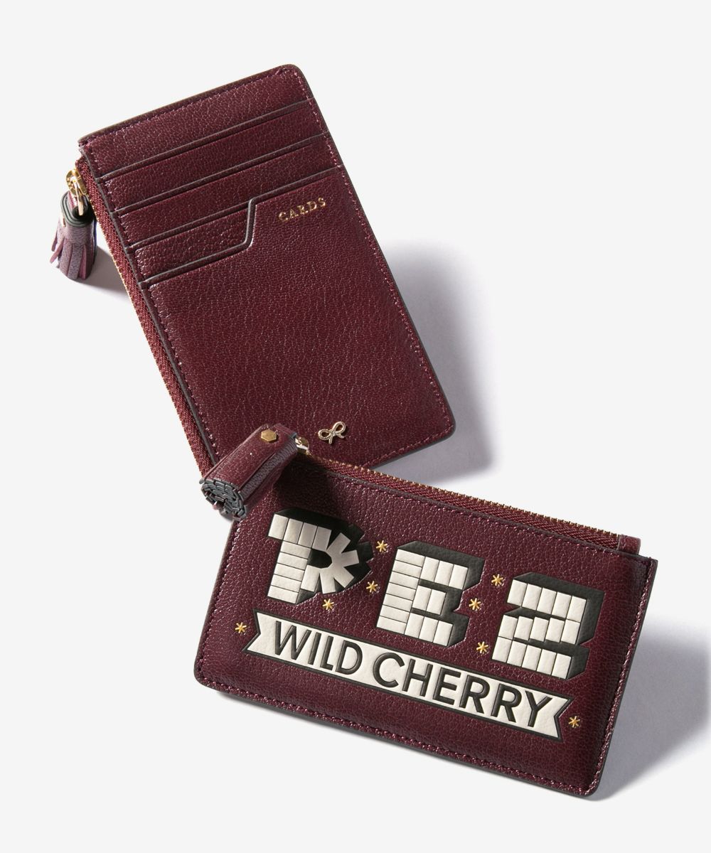 アニヤ ハインドマーチ ANYA HINDMARCH Anya Brands Zip Card Case Pez in Shiny Capra Anya Brands PEZジップカードケース 5050925200936 カードケース レディース 財布 小物