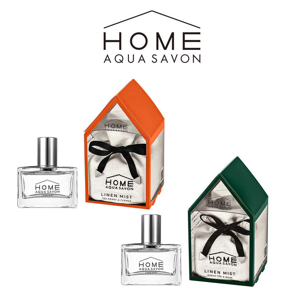 楽天市場 ホームアクアシャボン Home Aqua Savon リネンミスト 50ml グリーンティー ムスクの香り ティーハニー フラワーの香り おうち時間 ラグジュアリー空間 エッセンシャルオイル インテリア ハーブ アロマ 布ポーチ付 枕 シーツ カーテン ファブリック マスク