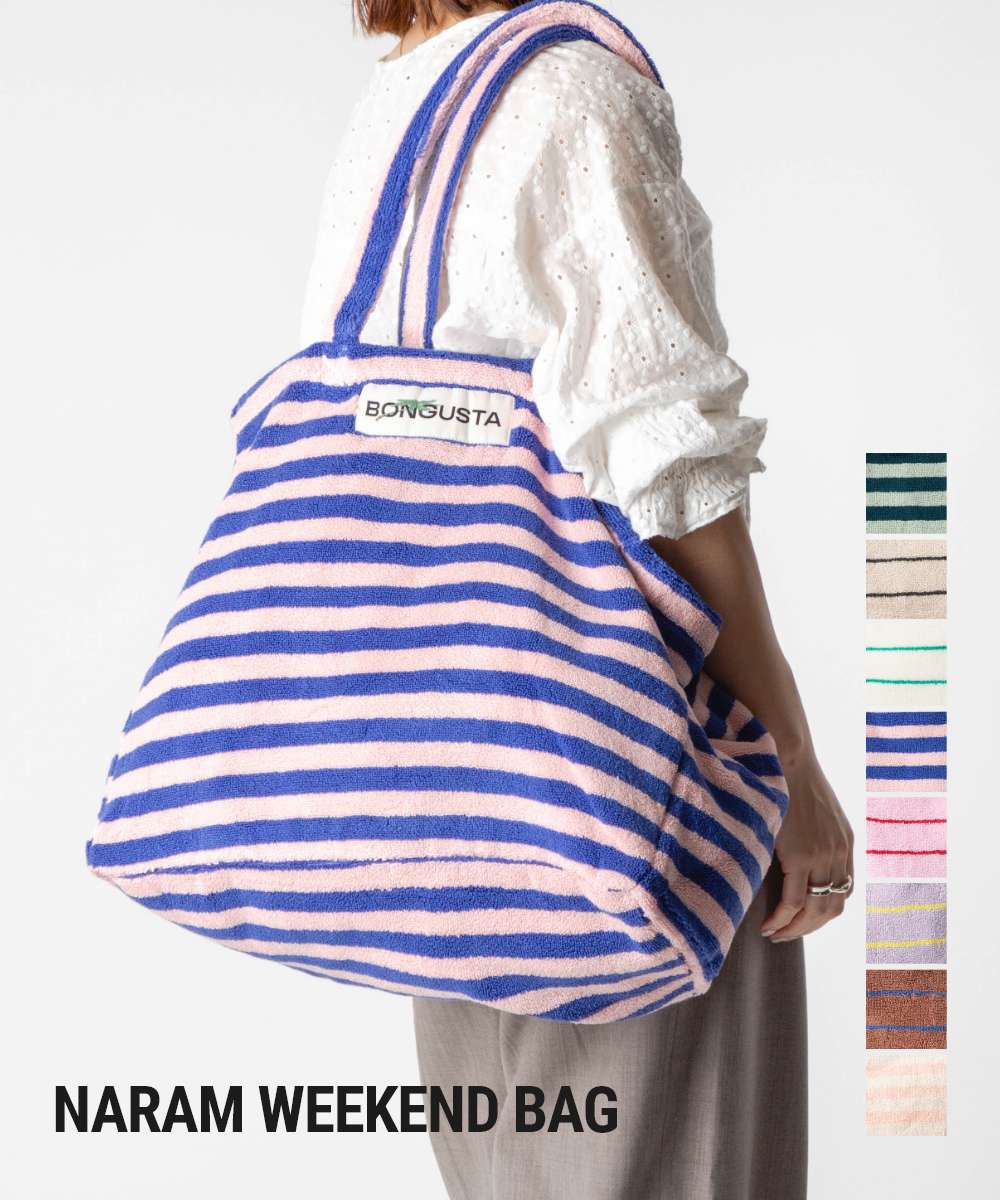 ボングスタ BONGUSTA NARAM WEEKEND BAG ナラム ウィークエンドバッグ トートバッグ タオル地 レディース バッグ