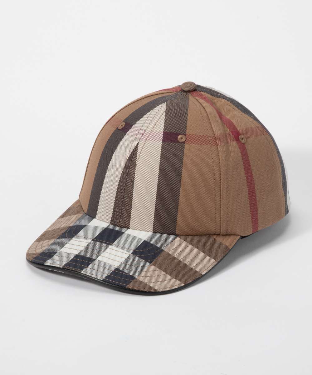 バーバリー BURBERRY 8056080 キャップ メンズ レディース ファッション小物 帽子 ヴィンテージチェック ベースボールキャップ コットン ロゴ A8894 ブラウン S M L XL|UBLANC