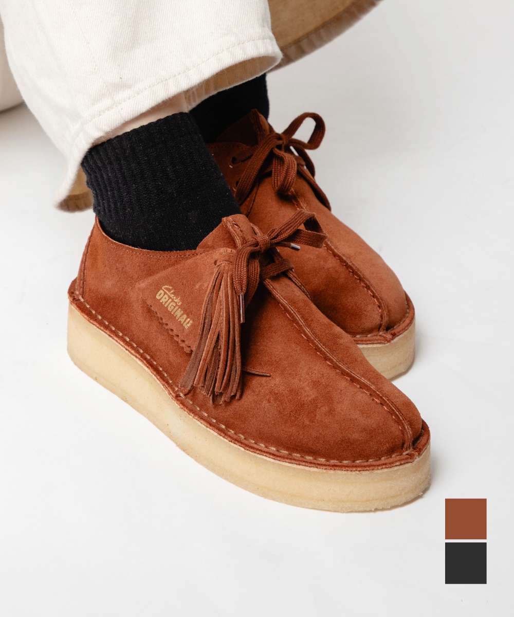 クラークス Clarks 26174019 ブーツ Trek Wedge. レディース シューズ トレックウェッジ 心地よい 厚底 スピード競技繰り上げる ラウンド 靴 スエードクロス 通い 通学 ブランド名 今めかしい 差し上げ物 差し上げ物 黒いこと 23.0～25.5珊