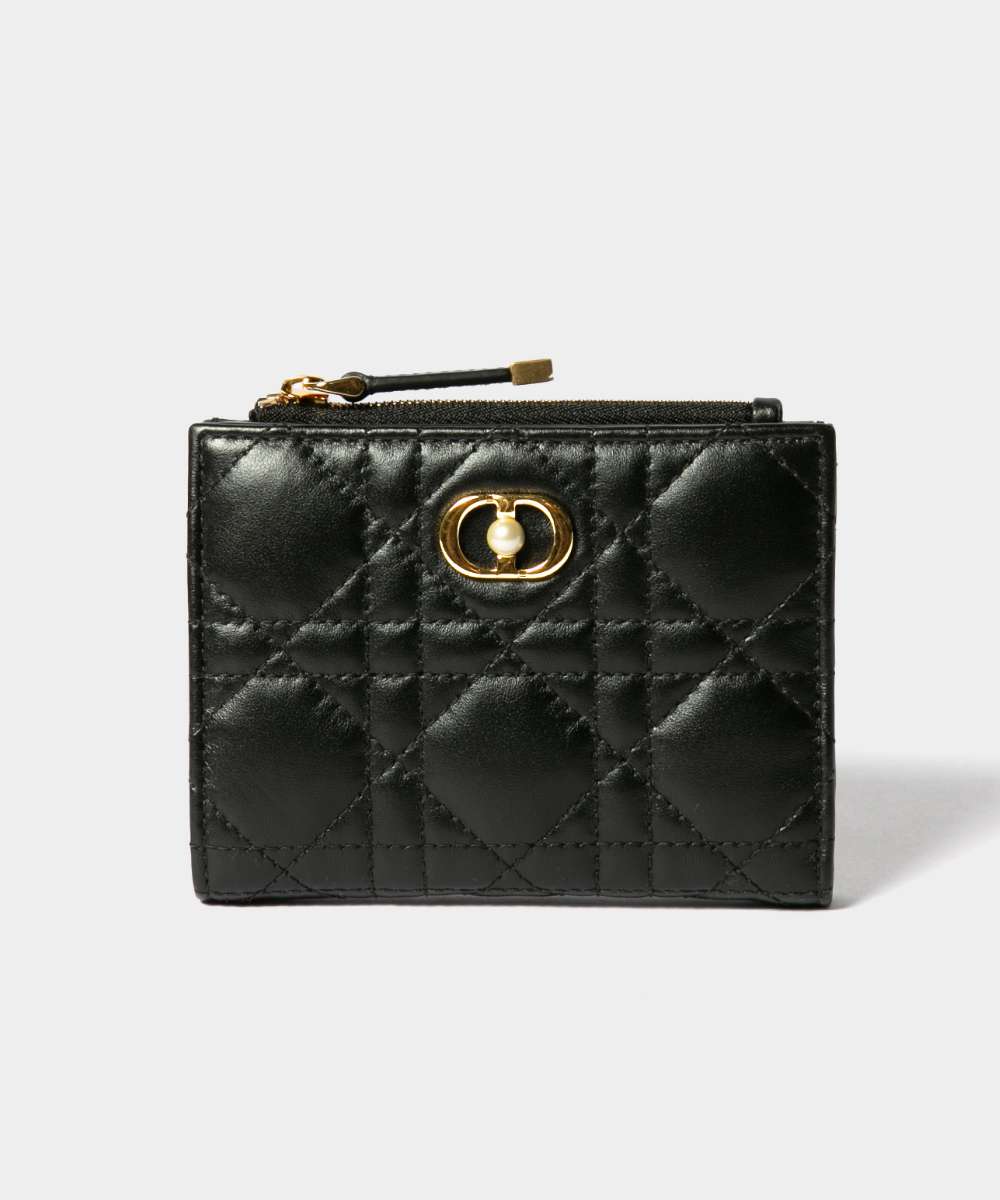 楽天市場】Dior ディオール 二つ折り財布 LADY DIOR MEDIUM S0181ONMJ