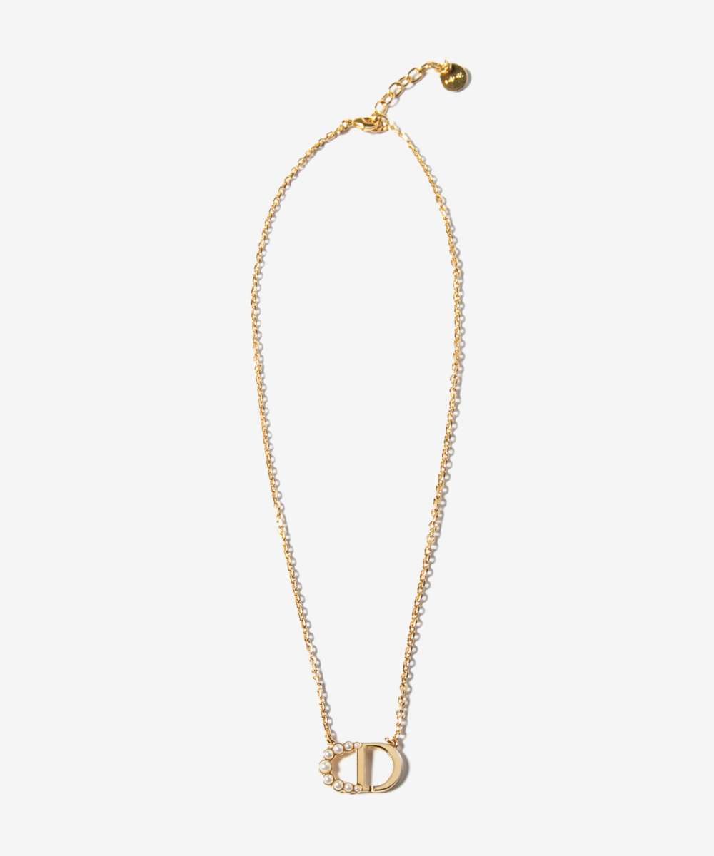 Dior ゴールド ダブルチェーネックレス 星形チャーム Dior ゴールド 2連ネックレス 星型チャーム付き