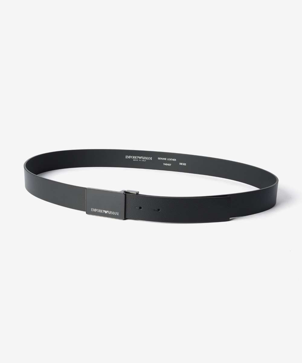エンポリオアルマーニ EMPORIO ARMANI PEBBLED BELT ペブルド ベルト Y4S427 YTU7J メンズ