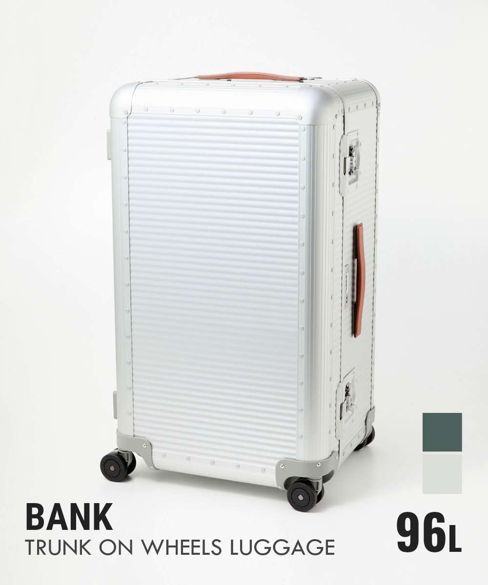 ファブリカ ペレッテリエ ミラノ FPM BANK TRUNK ON WHEELS LUGGAGE チェックインブート A1507315826 A1507315403 96L キャリーバッグ 旅行バッグ TSA鍵を掛ける ユニ一発やる 御徒面子