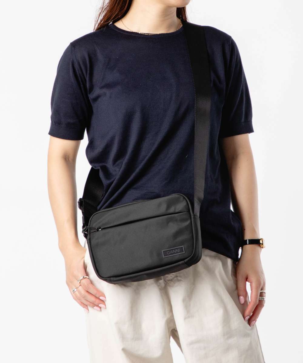 ♡GANNI♡送料・関税込クロスボディバッグ 楽天市場】GANNI ガニー ショルダーバッグ Recycled Tech