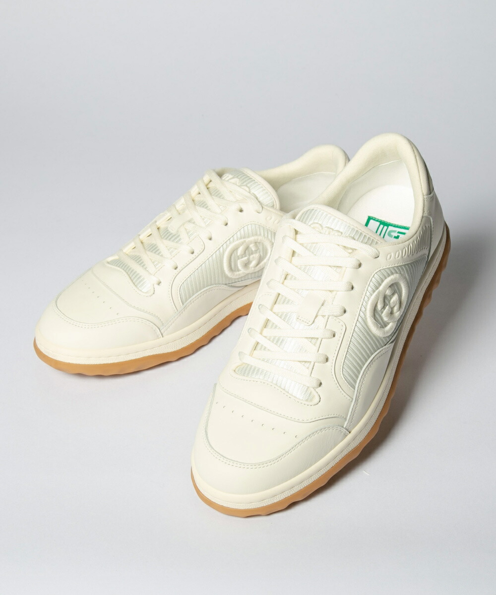 GUCCI グッチ エンブロイダリー エース スニーカー シェリーライン レザー 美品】GUCCI グッチ レザー シェリー ライン エース エンブロイ