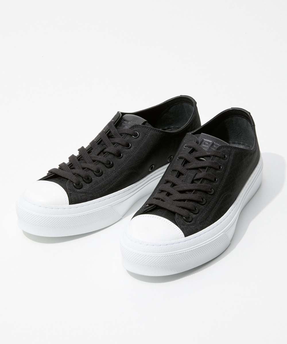 ジバンシィ GIVENCHY CITY LOW シティ ファースト SNEAKER ロゴタイプジャカード スニーカー BH006DH1N3 メンズ シューズ