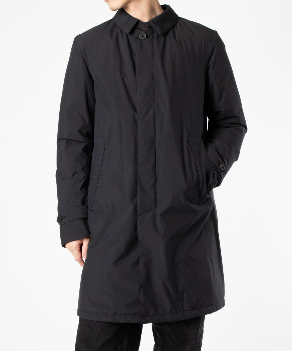 楽天市場】ヘルノ HERNO レインコート ステンカラーコート ブラック