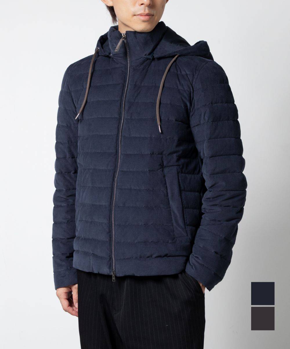 ヘルノ HERNO RESORT リゾート JACKET IN LIGHT CORDUROY ライトコーデュロイ ジャケット PI00105UR 13265 ダウンジャケット メンズ アウター