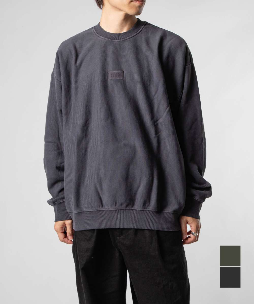 ハフ HUF FL00230 スウェット MASON CREWNECK FLEECE メンズ レディース トップス メイソン クルーネック 長袖 ロゴ シンプル ストリート カジュアル スケーター ブランド ブラック グリーン S M L XL 10,952円