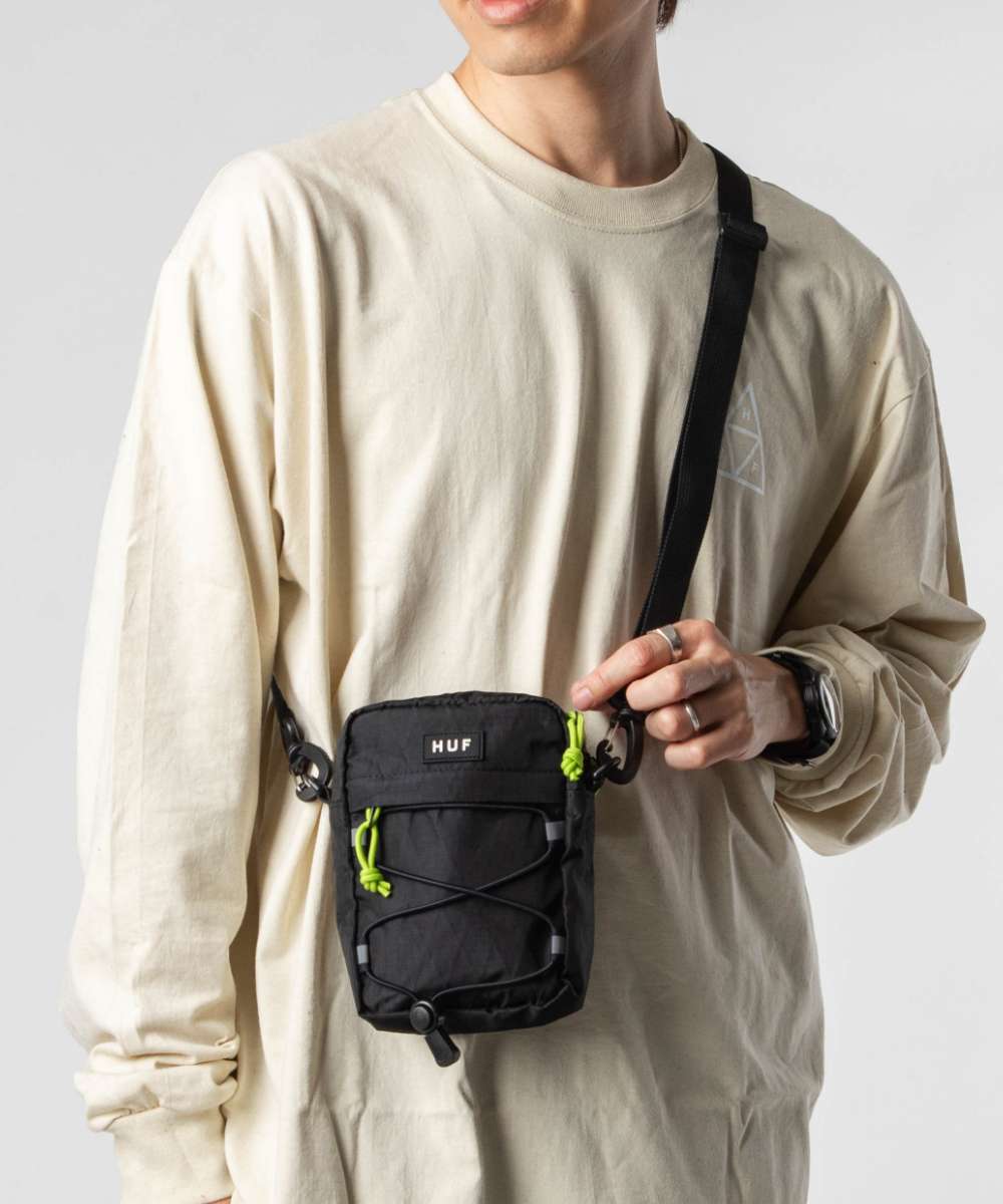 楽天市場】HUF ハフ バック ショルダーバック サコッシュ BAG