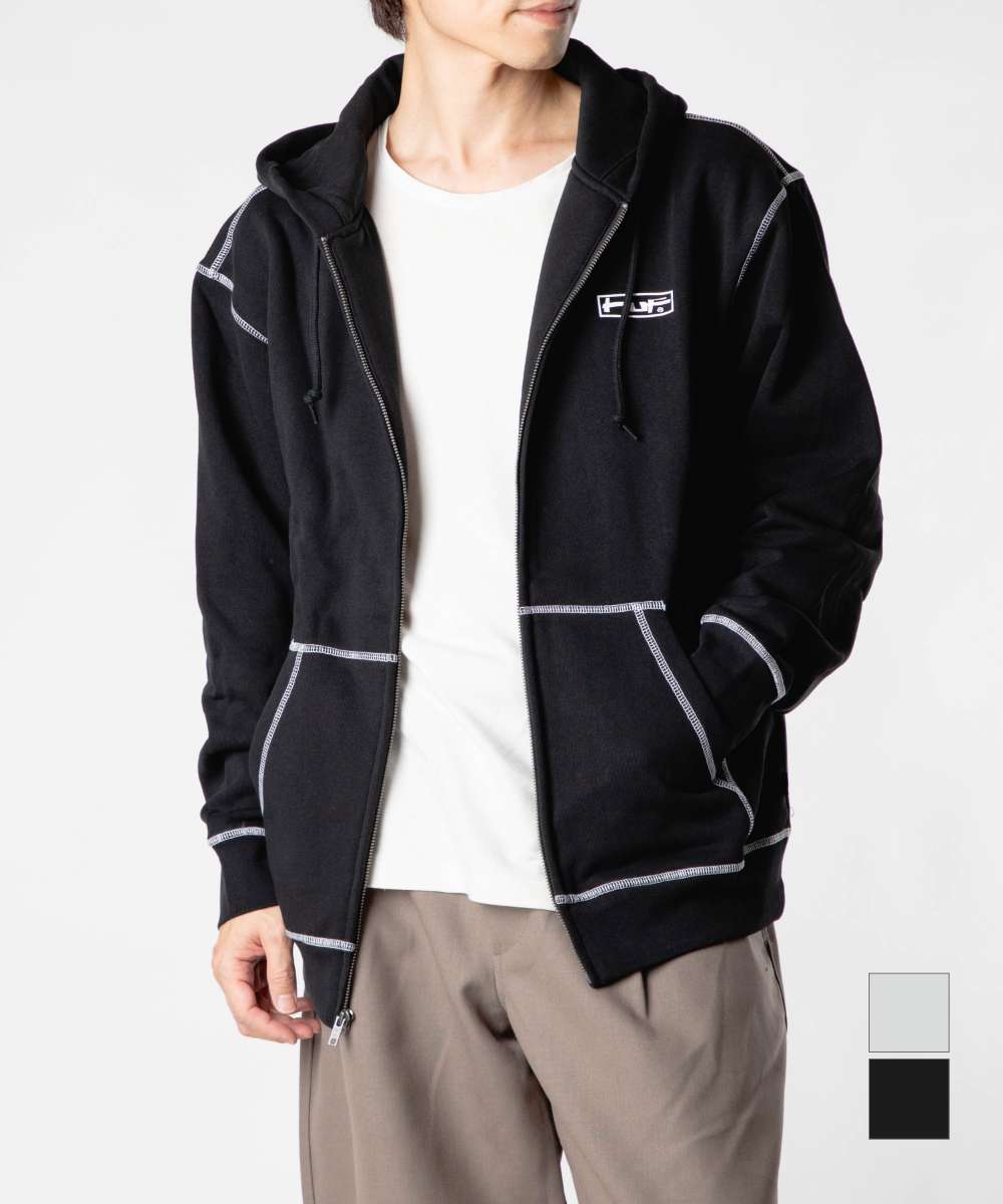 ハフ HUF STRETCH F/Z HOODIE ストレッチフルジップ フーディー PF00756 パーカー ジップアップ ロゴ メンズ レディース トップス