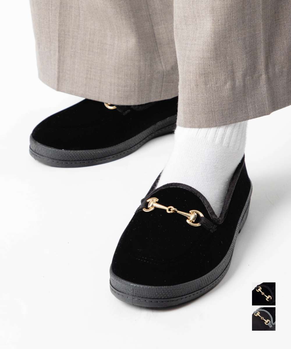 【置き目品】 ジャヴァフレックス JAVERFLEX VELOUR BIT LOAFER 天鵞絨 ビットローファー 25-39516 置き目毛皮 レディース シューズ