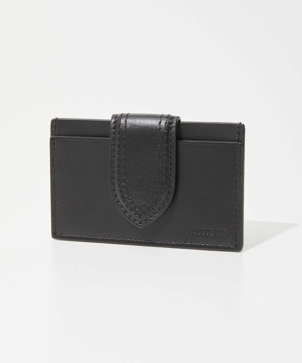 ジャックムス JACQUEMUS 23H233SL122-3000 カードケース ル ポルト カルト バンビーノ レディース ファッション小物 カードホルダー ビジネス 型押しロゴ 無地 シンプル 本革 プレゼント 通勤 通学 コンパクト ギフト LE PORTE-CARTE BAMBINO ブラック