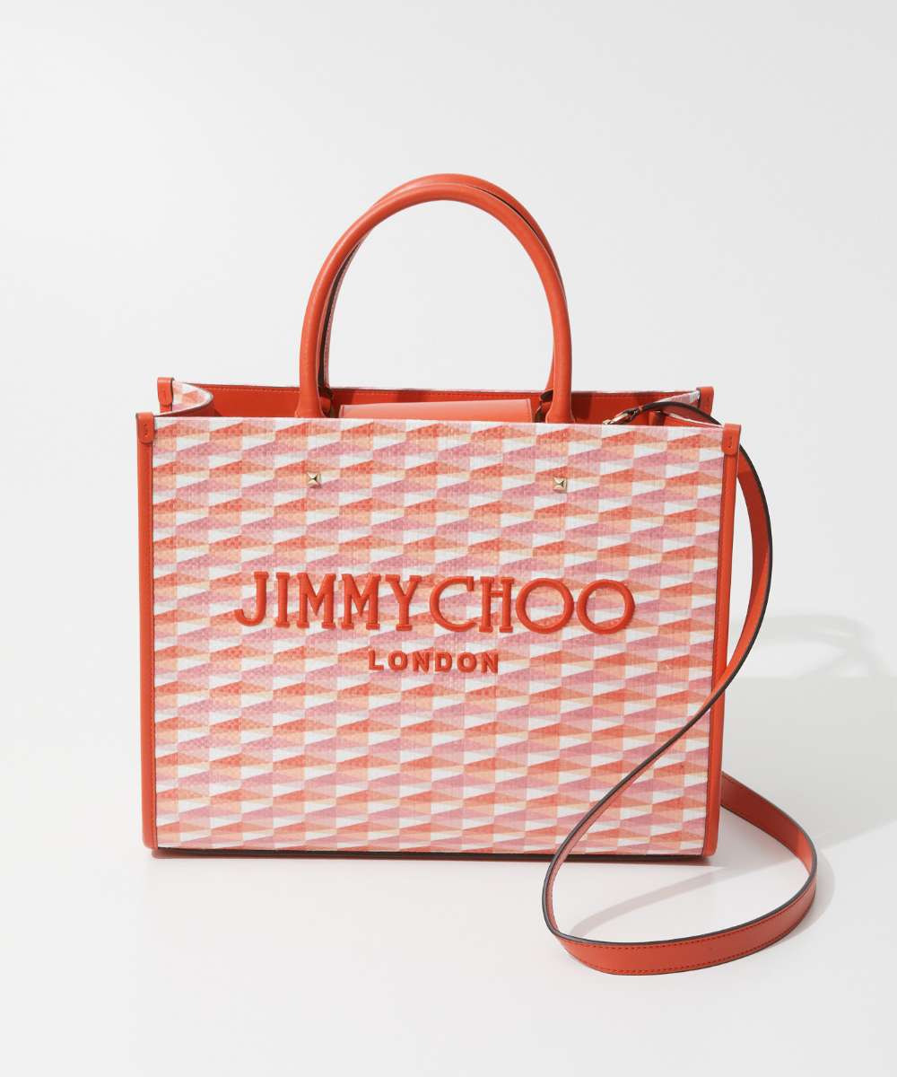 すぐ届く■ジミーチュウ■ピンク スタッズトートバッグ ジミーチュウスタースタッズ ピンク ユニセックス レザー トート