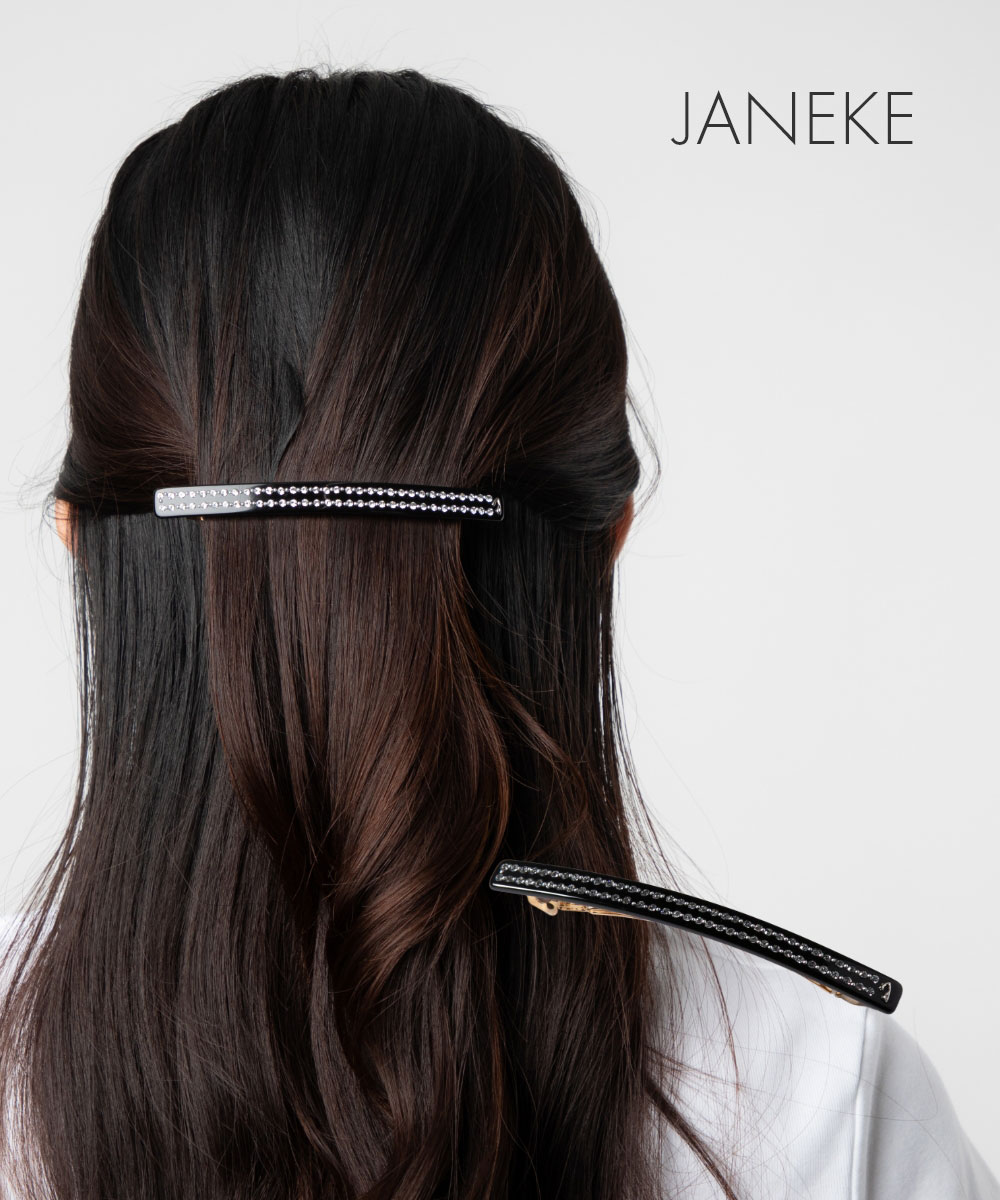 楽天市場】GANNI ガニー ブラック リボン バレッタ ヘア