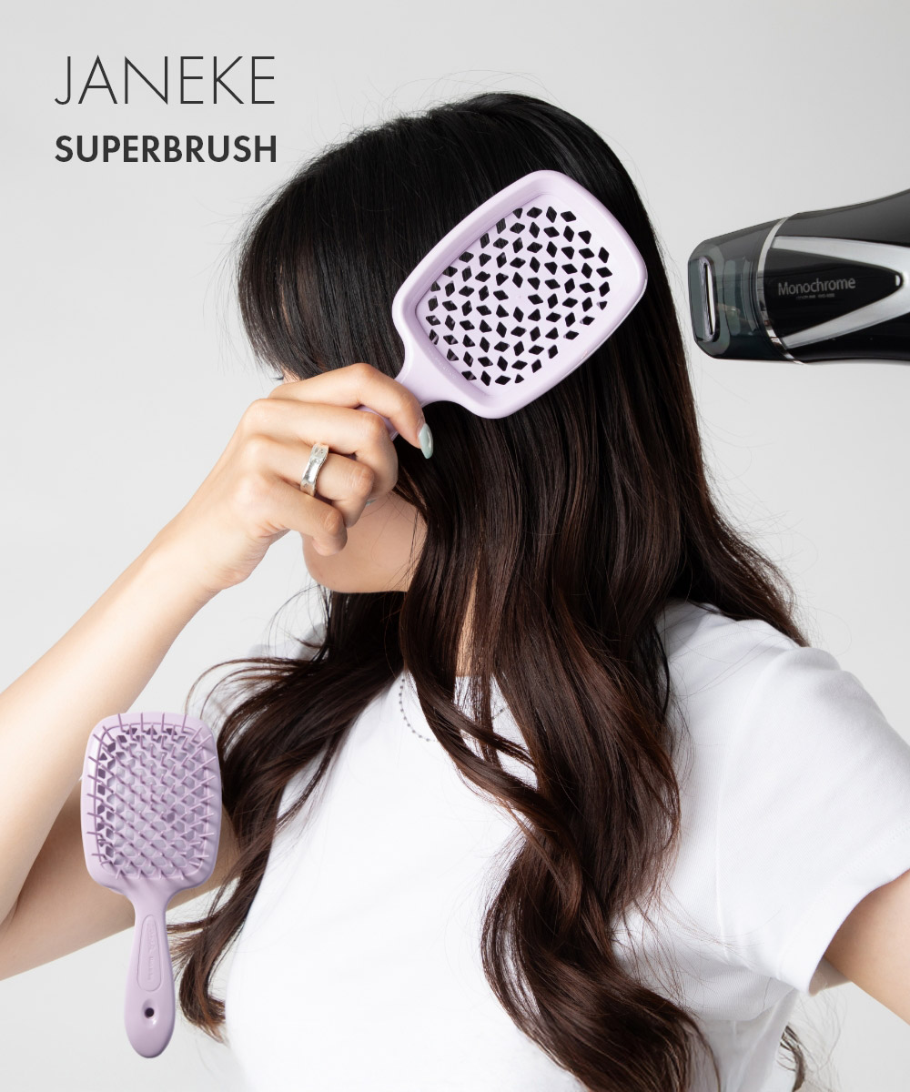 ヤネケ JANEKE THE ORIGINAL SUPERBRUSH ITALIAN PATENT ヘアブラシ 86SP226LIL レディース ヘアケア