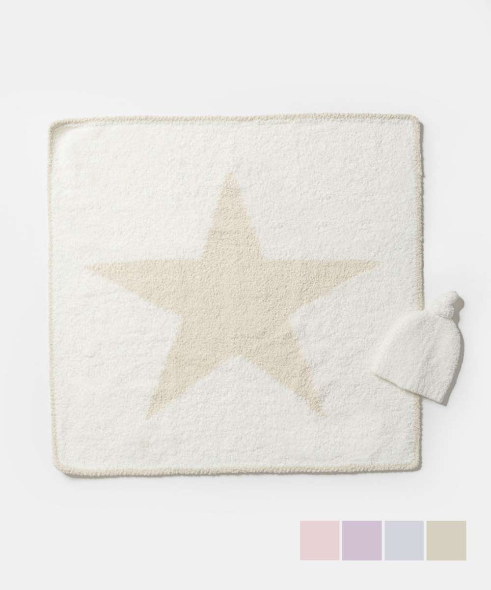 カシウエア Kashwere CHENILLA CLASSIC シェニール クラシック Baby Blanket Star w/ Cap ベビー ブランケット スター 星柄 帽子付き BBCH-BCP03 ブランケット ベビー キッズ